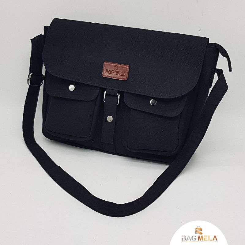 Rh-04 Denim Ladies Side bag black 1 - Image 2