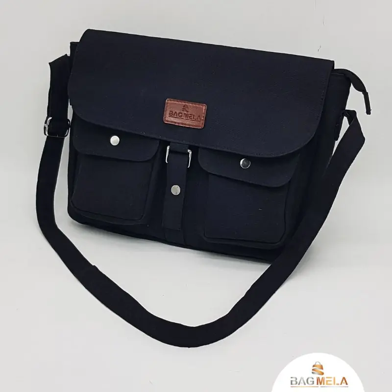 Rh-04 Denim Ladies Side bag black 1 - Image 2