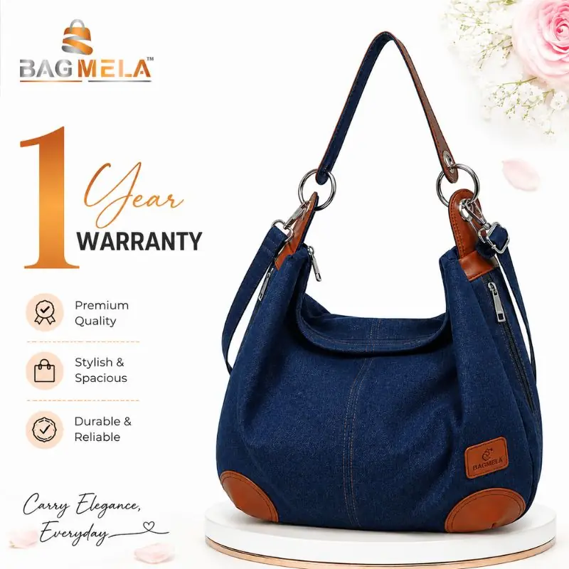Rh-01 Denim Ladies Hand Bag - Image 2